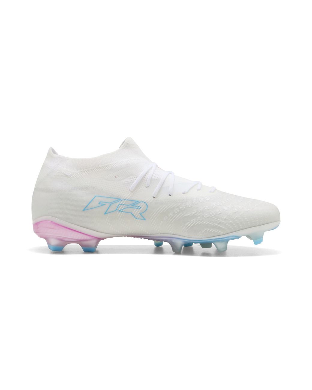 PUMA White Future 9 Match Fg/Ag Football Boots