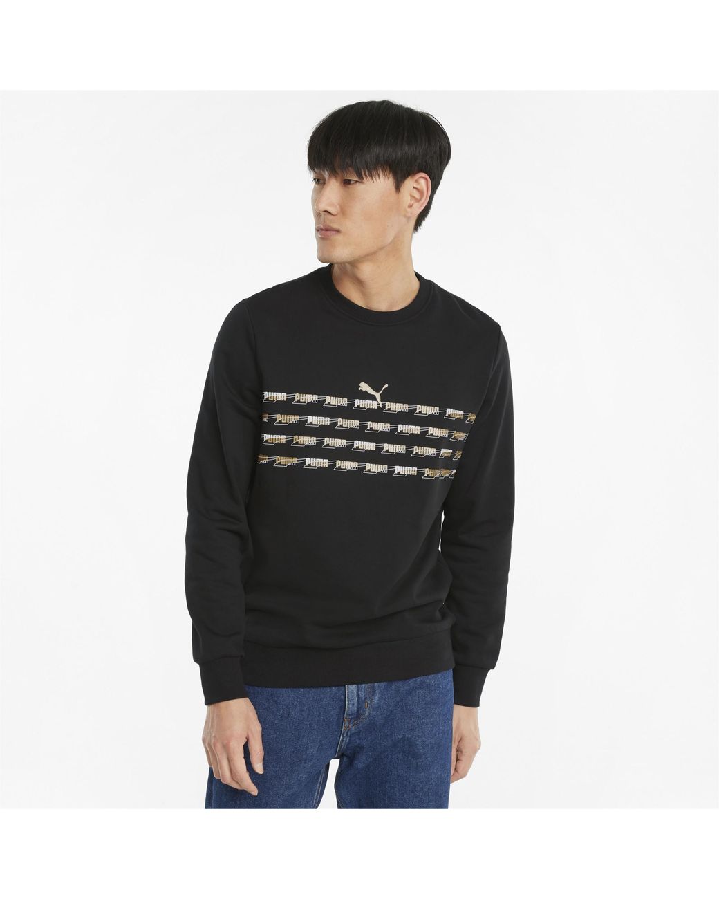 puma crew neck jumper