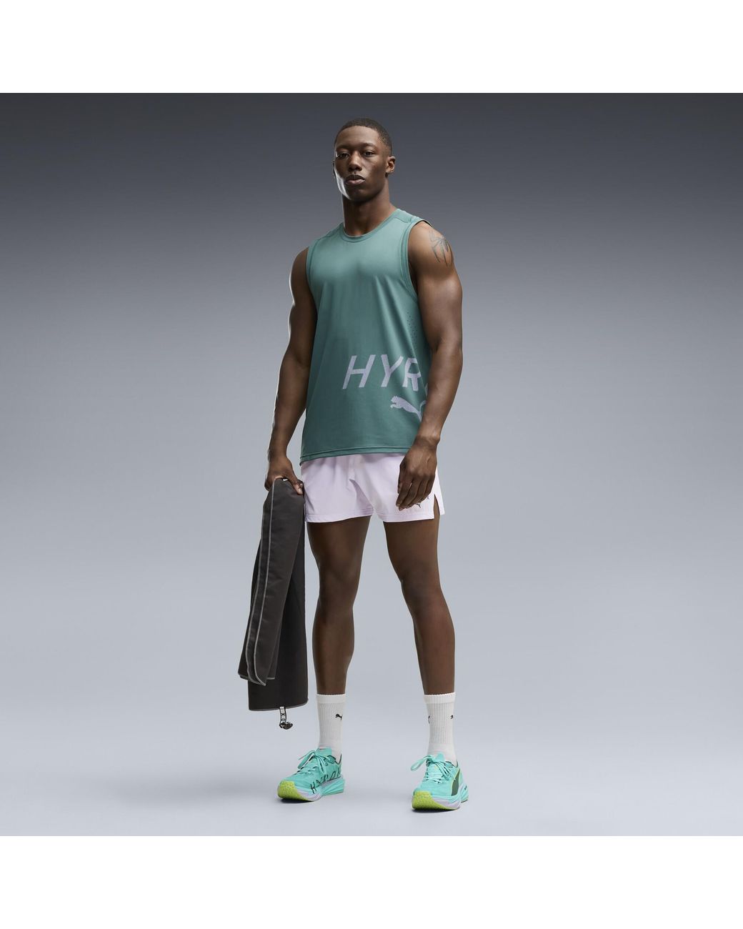 PUMA Green X Hyrox Pwrmode Training Tank Top for men