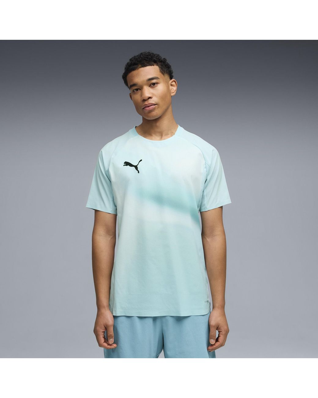 PUMA Gray Individual Lightspeed Ultimate Football Jersey for men