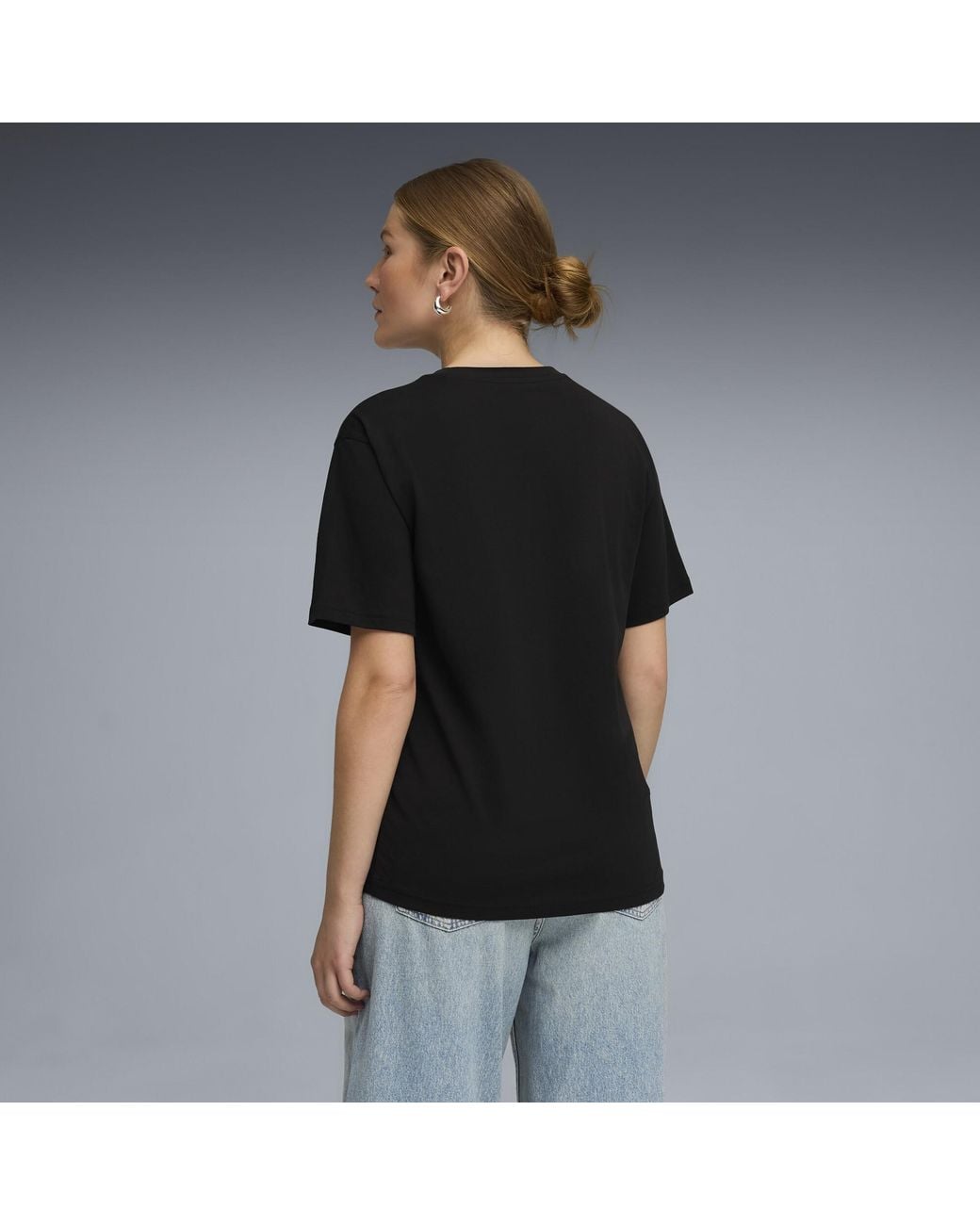 T-Shirt Con Grafica Essentials Animal Dal Taglio Morbido Da Donna, Abbigliamento, Nero di PUMA in Black