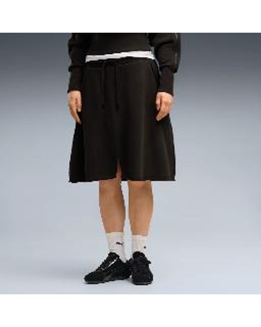 PUMA Black T7 Cutoff Skirt