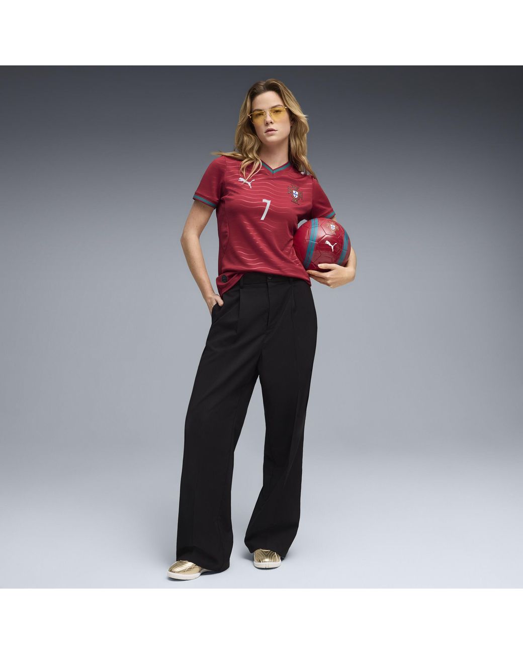 PUMA Red Portugal Home Jersey