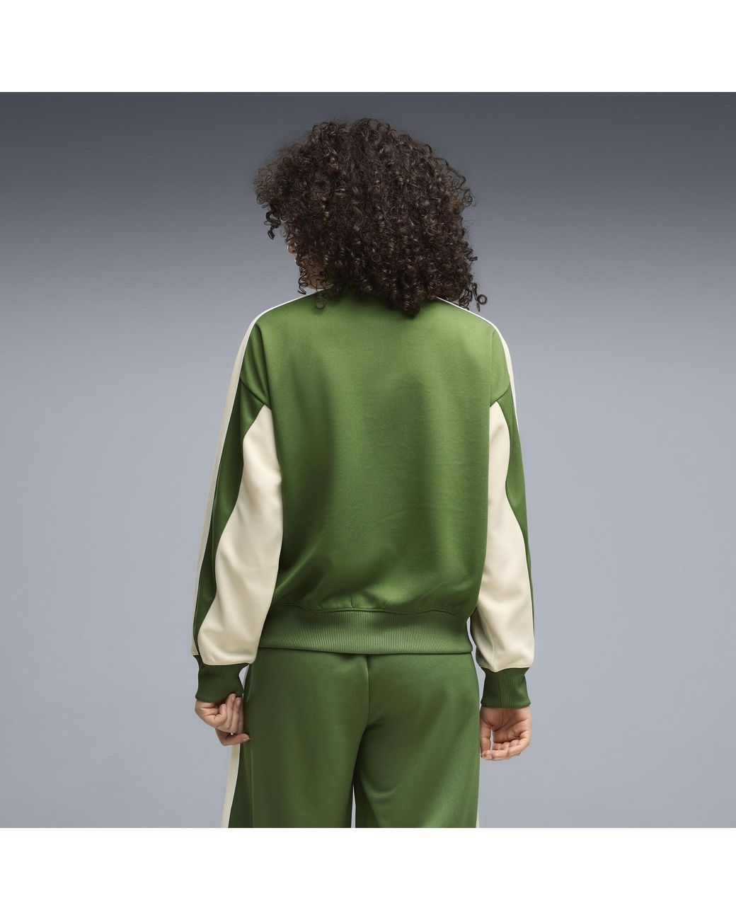 PUMA Green T7 Relaxed Love Of The Cat Track Jacket