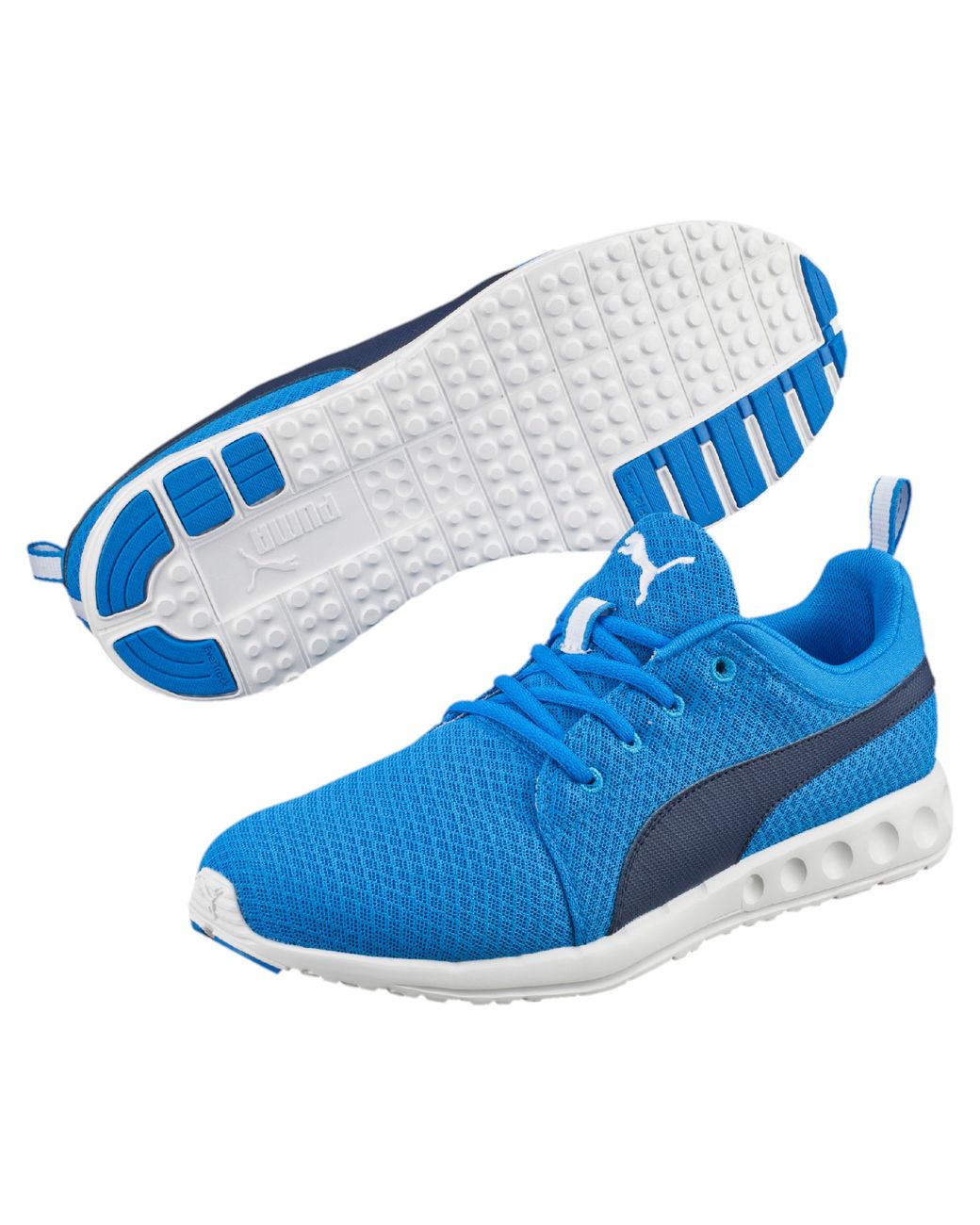 PUMA Lace Carson Runner Mesh Men's Running Shoes in Blue for Men | Lyst