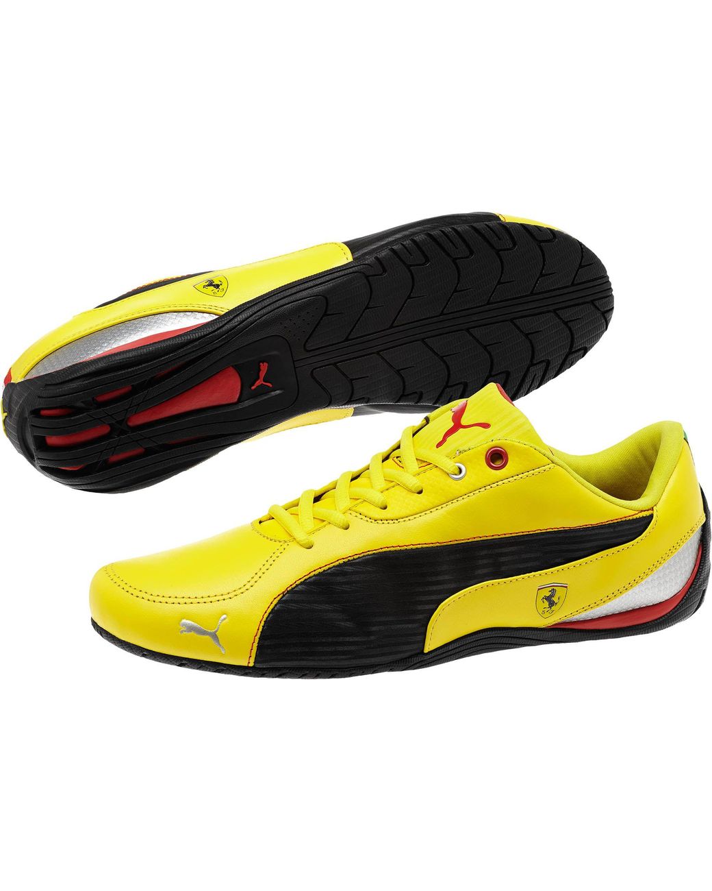 PUMA Lace Ferrari Drift Cat 5 Nm Men's Shoes in Yellow for Men | Lyst