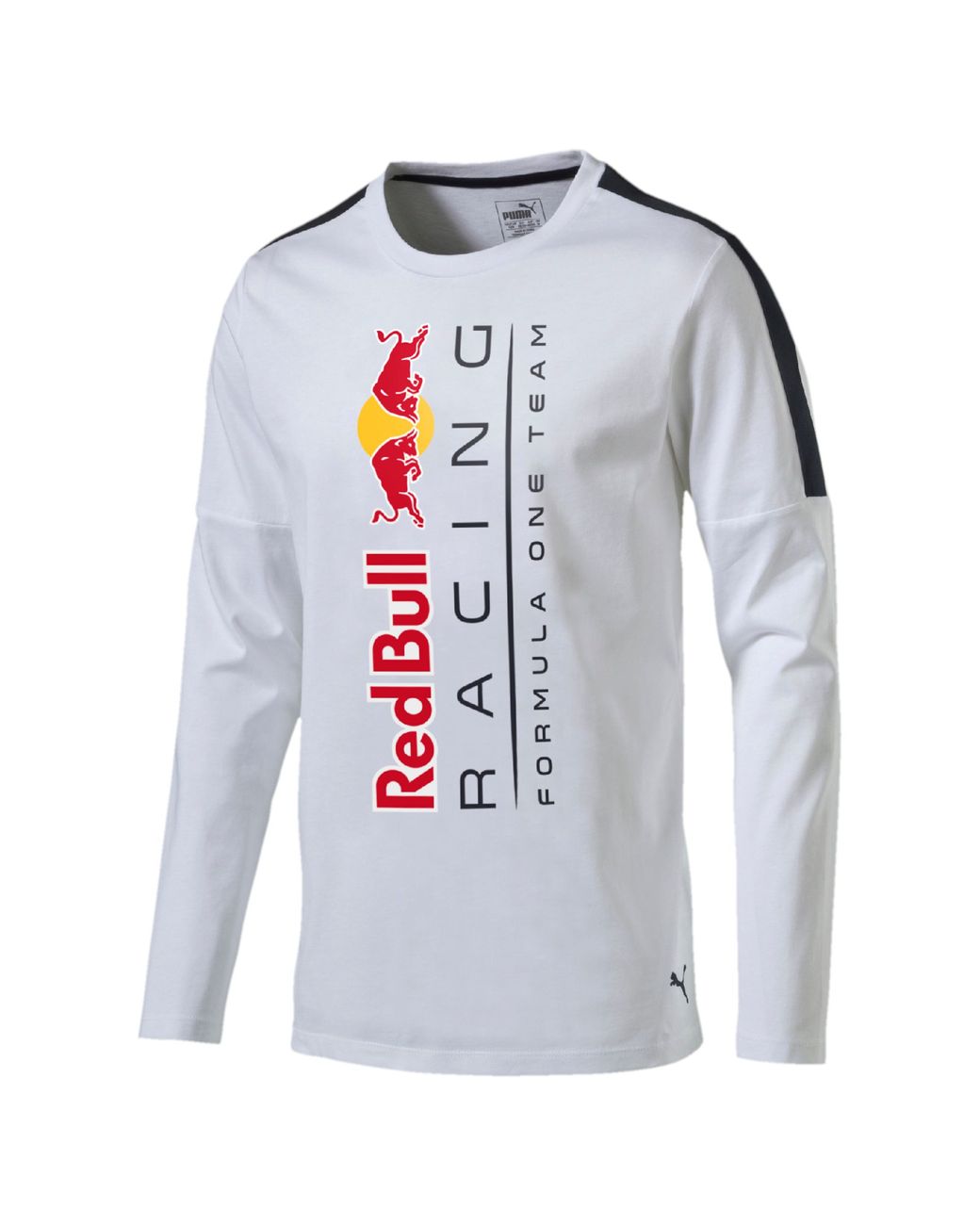 PUMA Red Bull Racing Logo Long Sleeve T-shirt in White for Men | Lyst