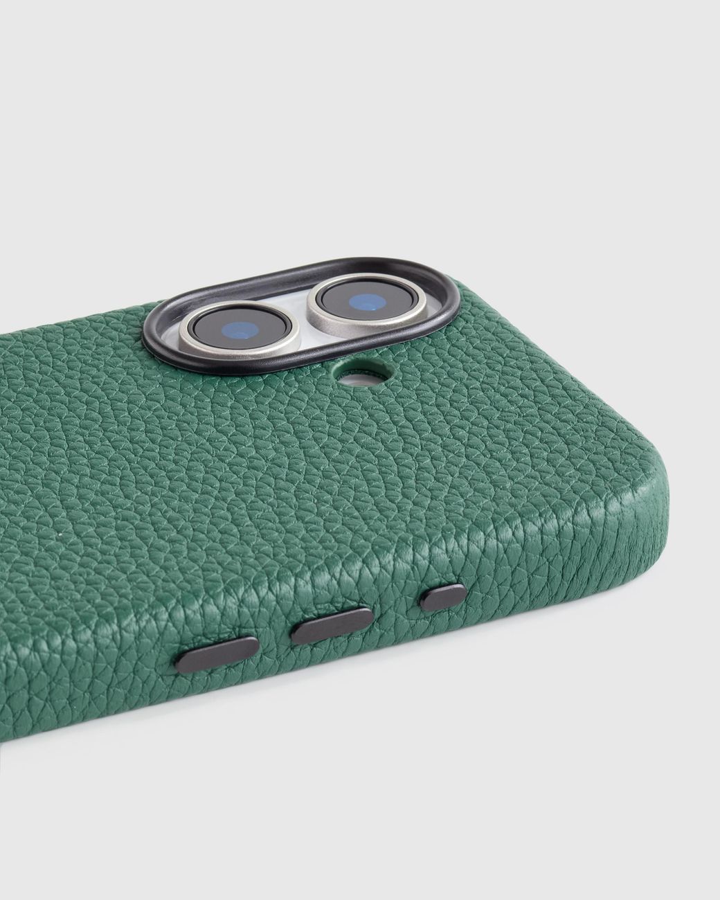 Quince Green Leather Phone Magsafe Case