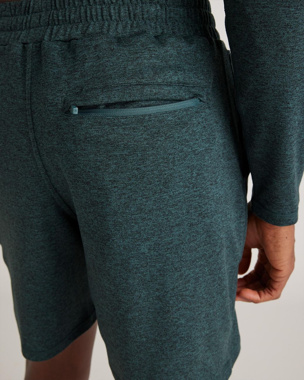 Quince Blue Flowknit Performance Shorts 7.5 Inch for men