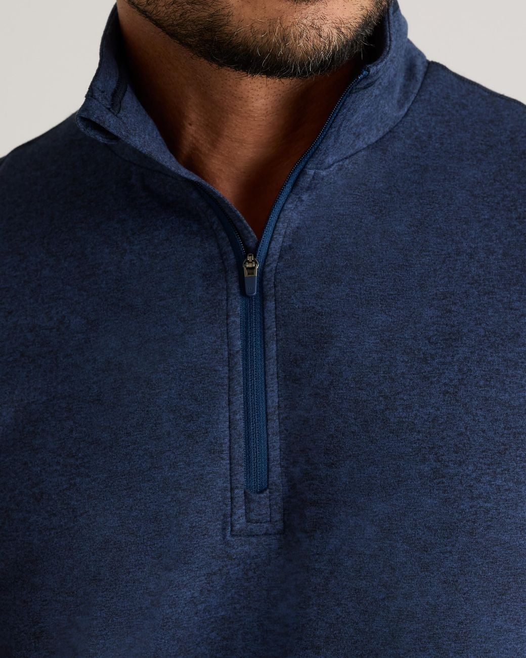 Quince Blue Flowknit Performance Half-Zip, Recycled Polyester for men