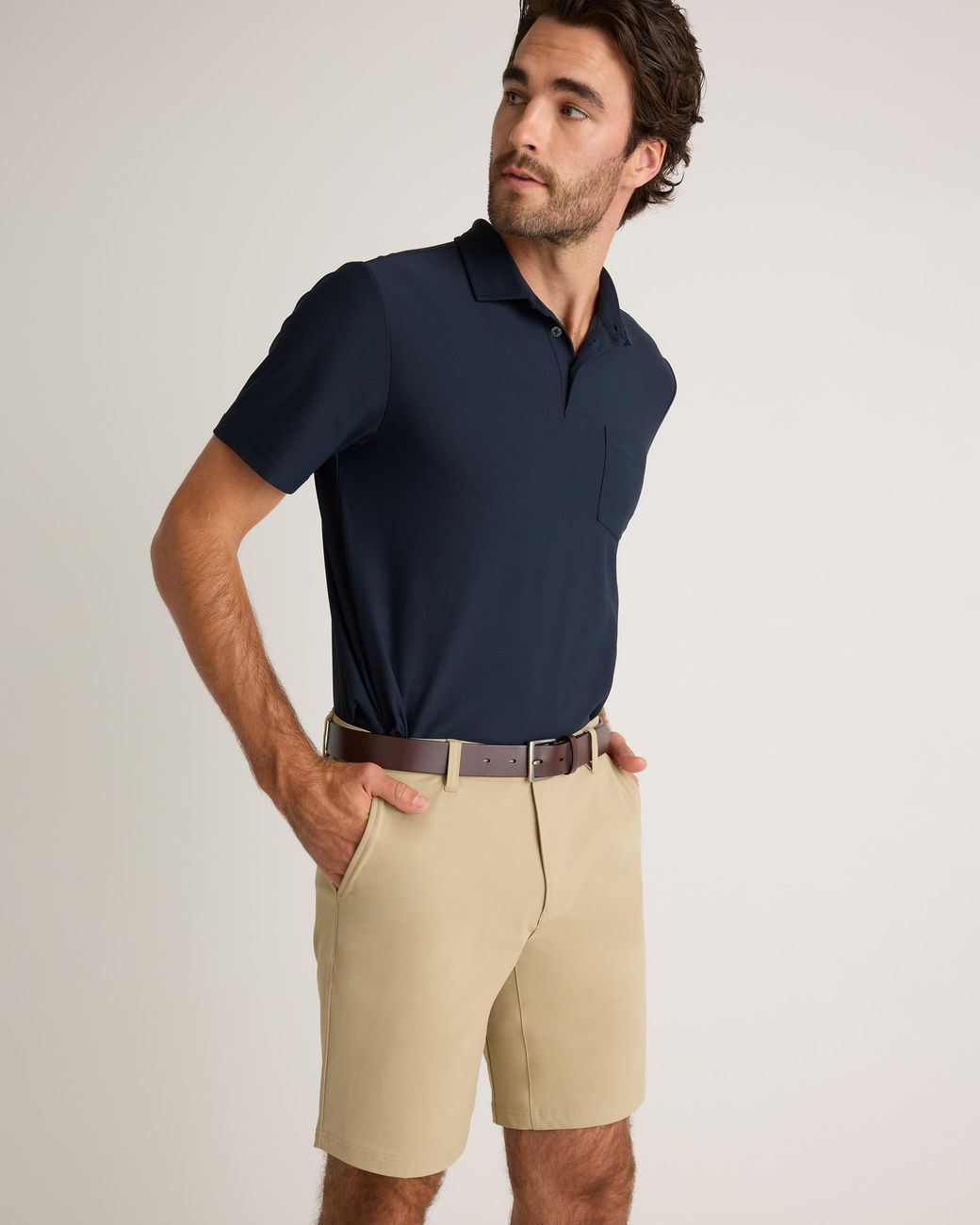 Quince Natural Protech Golf Shorts 9 Inch for men