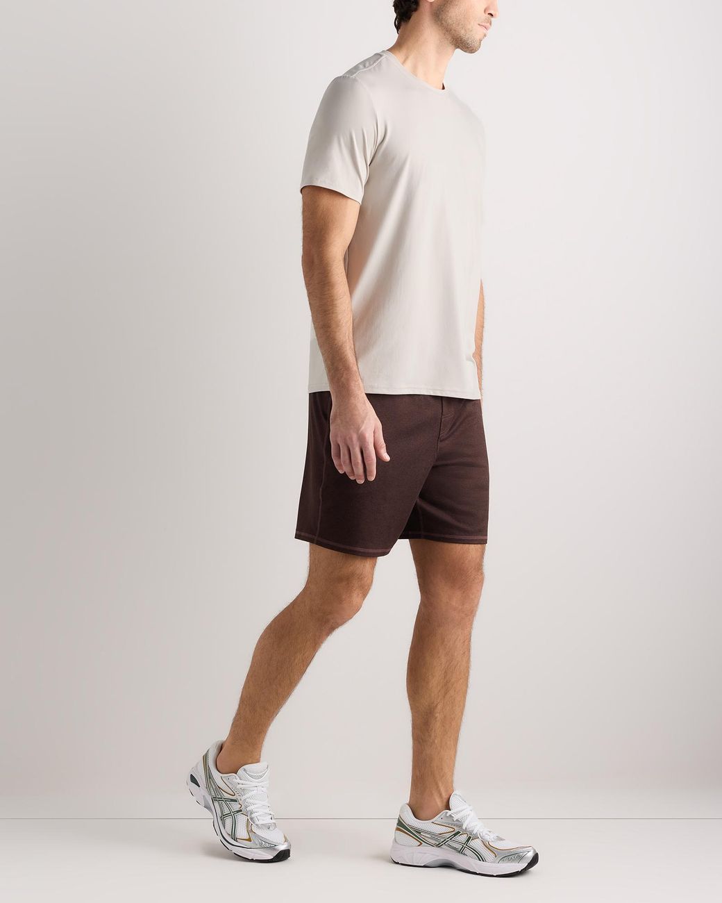 Quince White Flowknit Breeze Performance Tee, 100% Polyester for men
