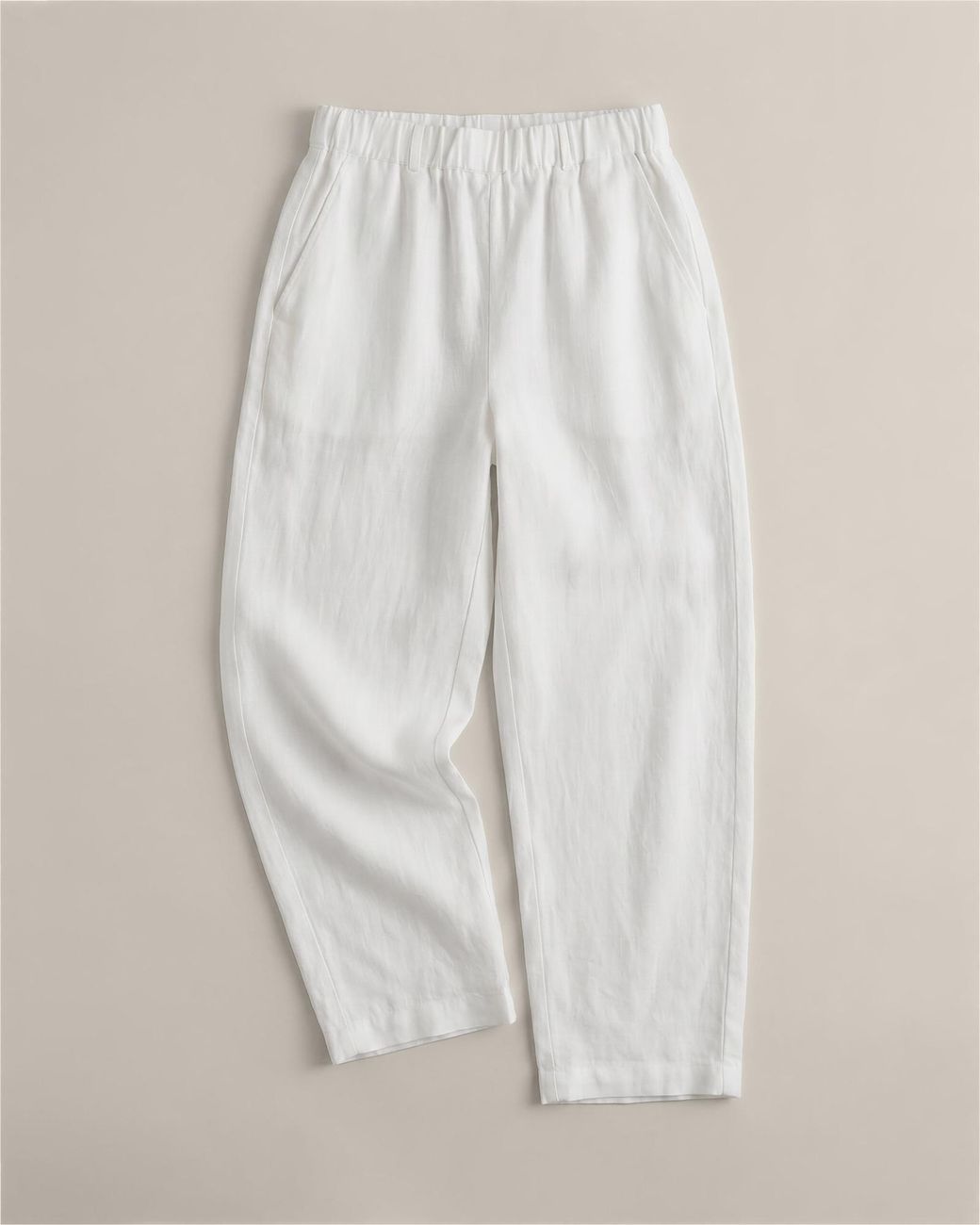 Quince White 100% European 100% European Linen Pants