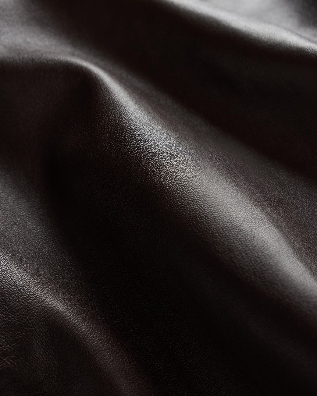 Quince Brown Cropped Jacket, Leather