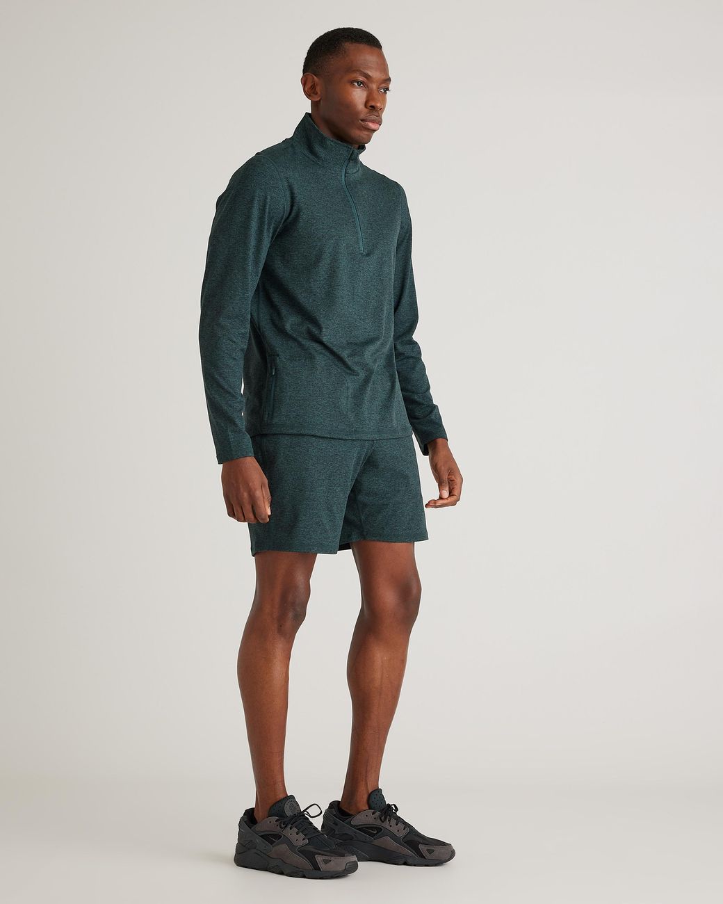 Quince Blue Flowknit Performance Shorts 7.5 Inch for men