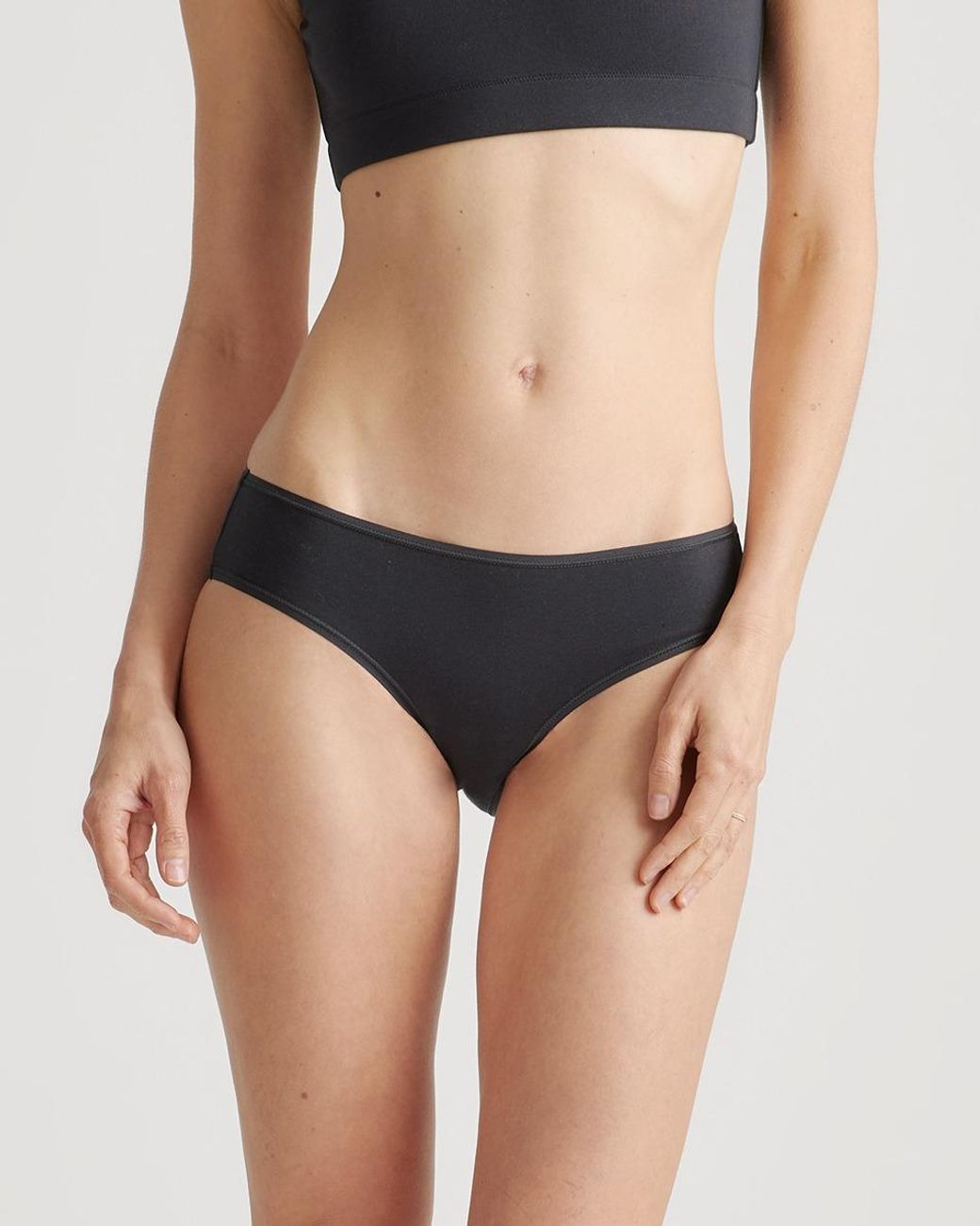 Quince Black Hipster, Organic Cotton