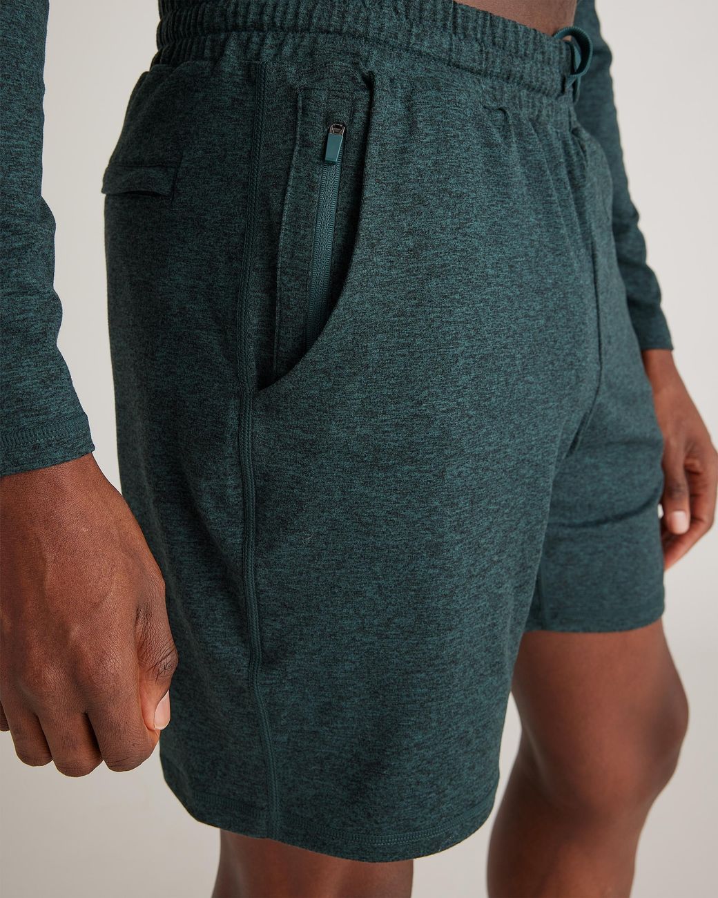 Quince Blue Flowknit Performance Shorts 7.5 Inch for men
