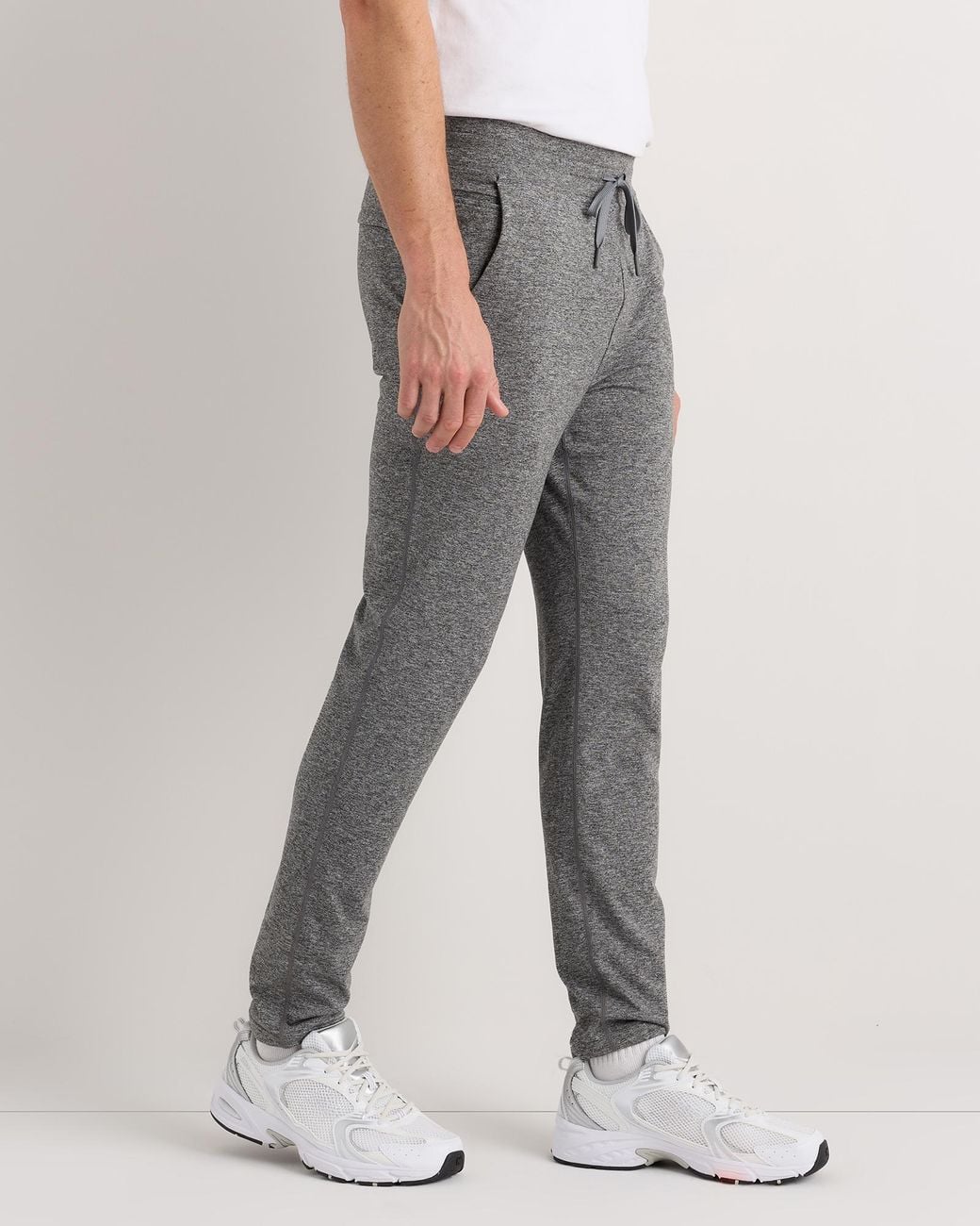 Quince Gray Flowknit Performance Pants, Recycled Polyester for men