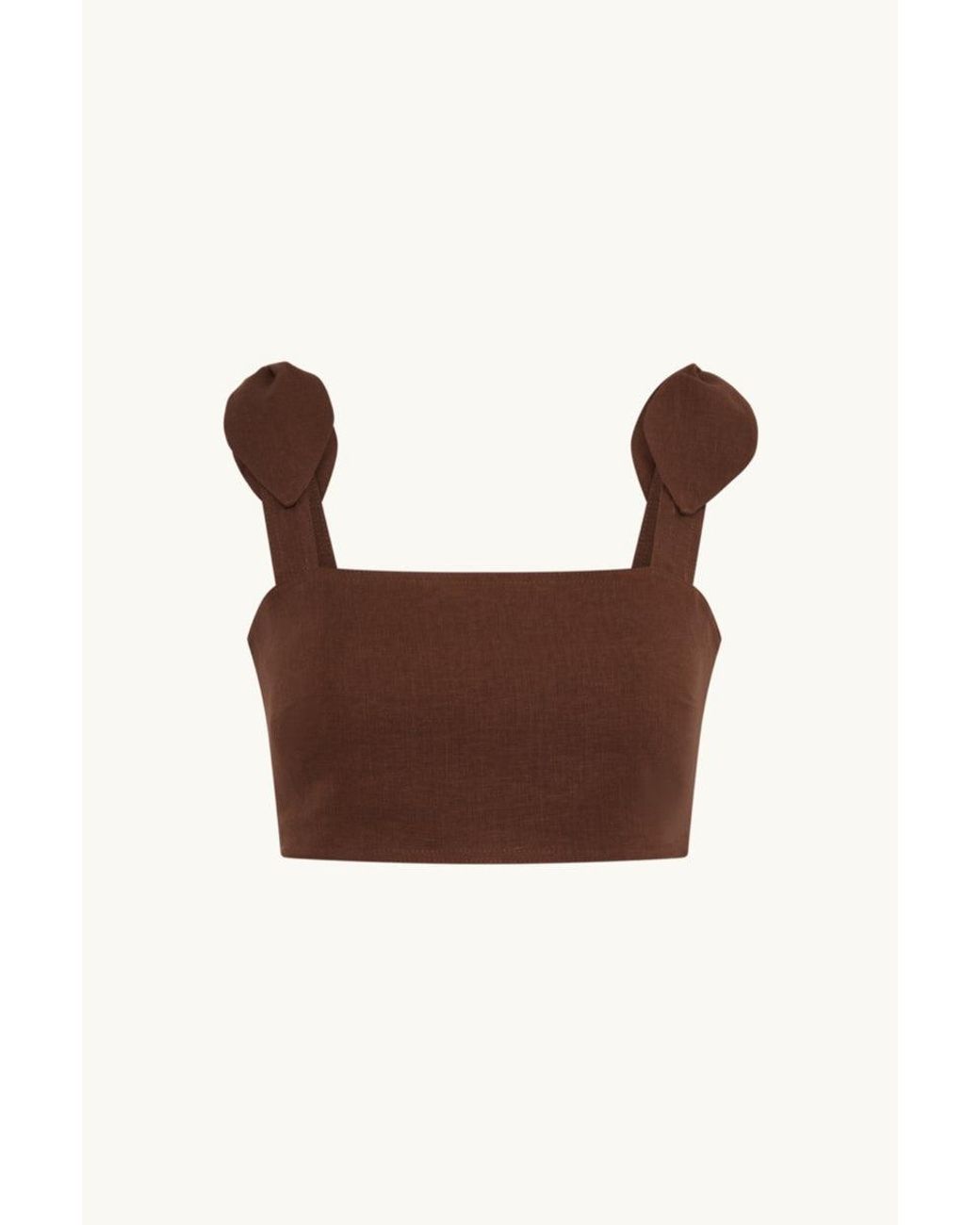 Racil Brown Bow Bralette