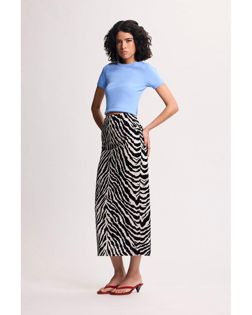 Racil White Carine Skirt