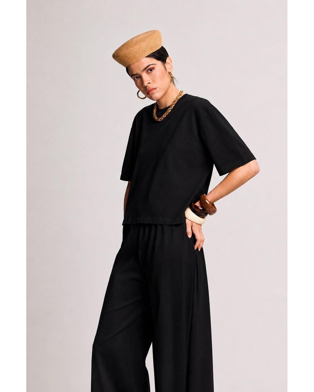 Racil Black Airport Trousers