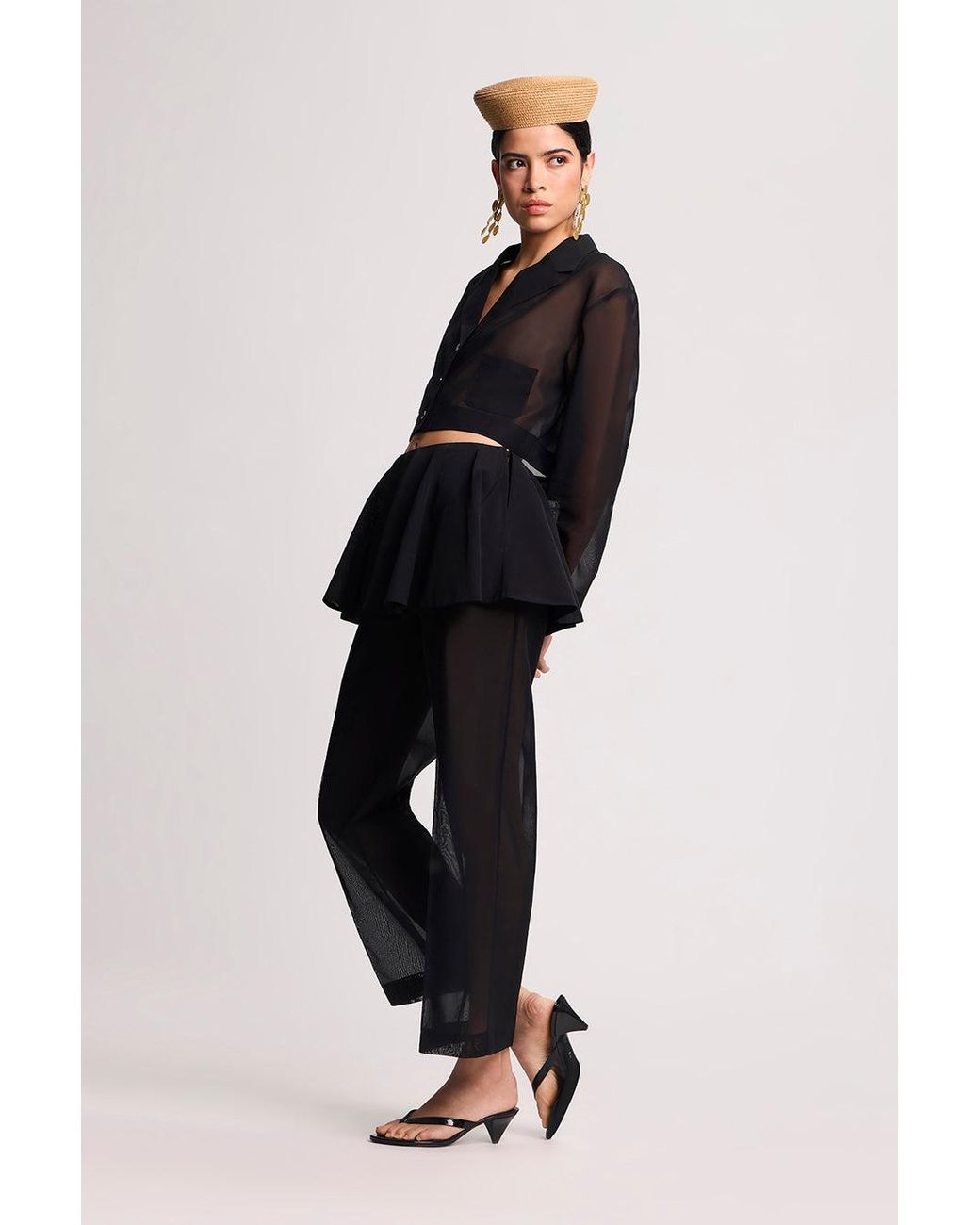 Racil Black St. Tropez Trousers