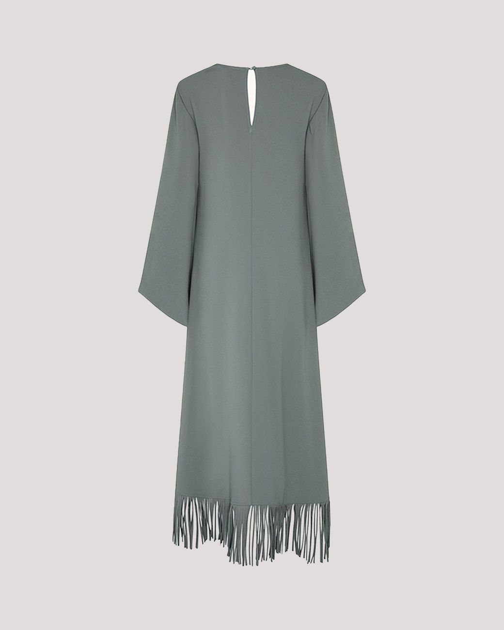 Racil Gray Lee Kaftan With Fringes