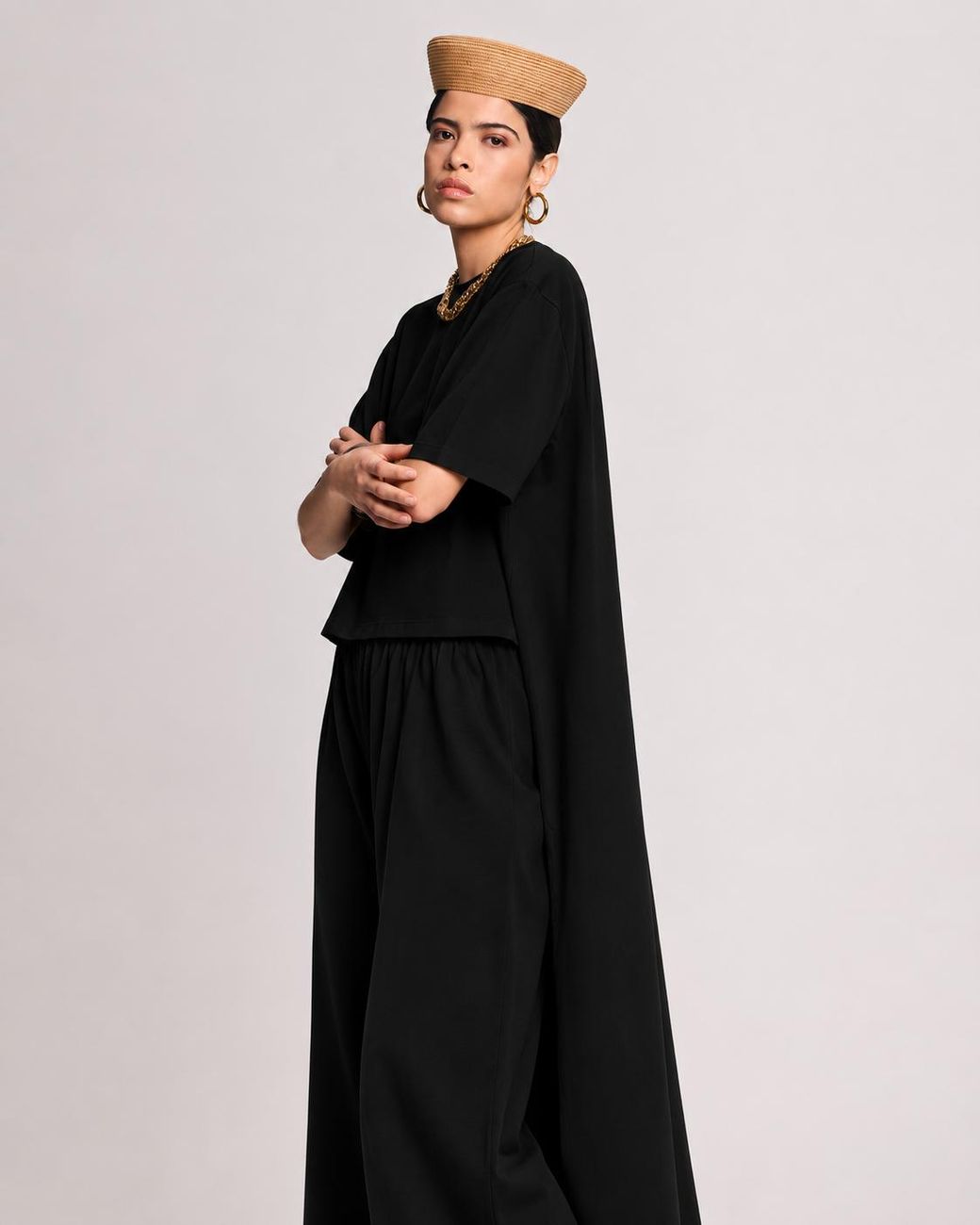 Racil Black Sienna Short Sleeve Top