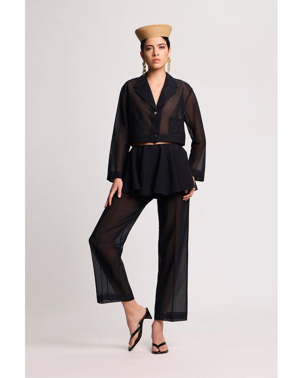 Racil Black St. Tropez Trousers