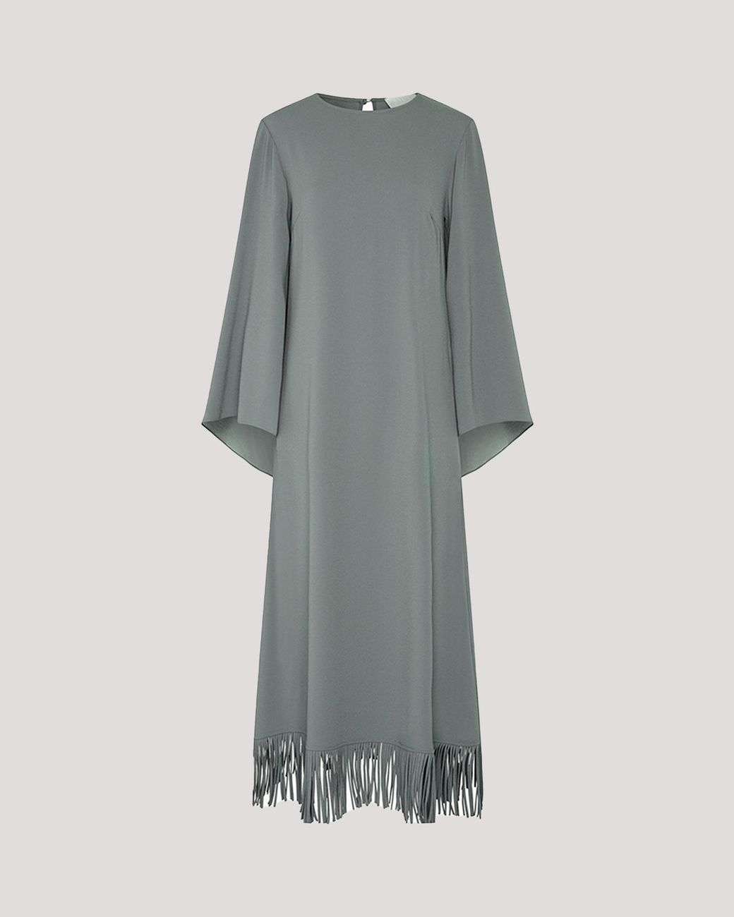 Racil Gray Lee Kaftan With Fringes