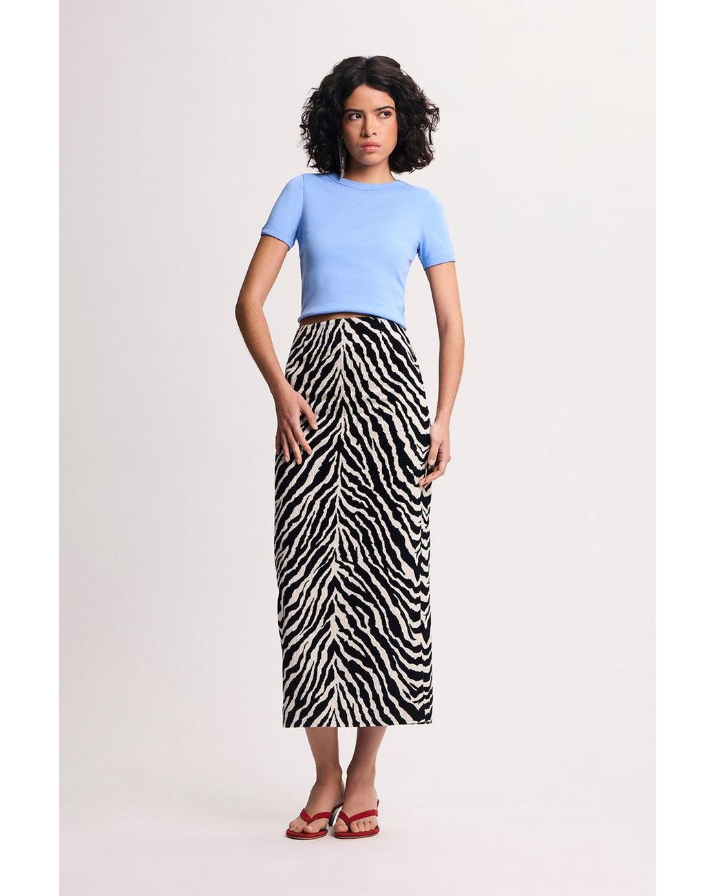 Racil White Carine Skirt