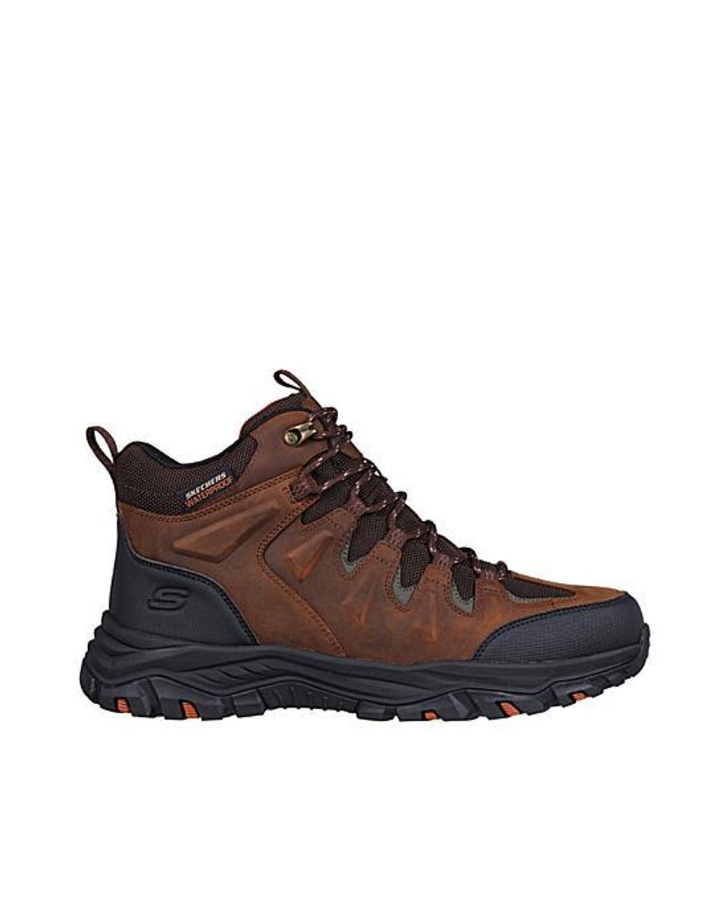 Skechers Rickter Branson Waterproof Hiking Boot in Brown for Men Lyst