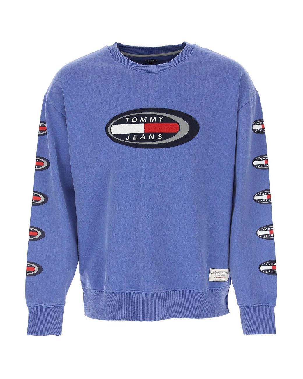Tommy Hilfiger Cotton Sweatshirt For Men On Sale in Ultramarine Blue ...