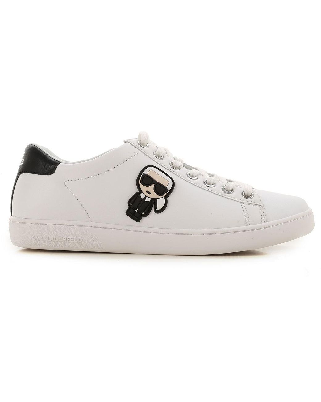 Karl Lagerfeld Karl Ikonik Lo Lace Trainers In White Save 7 Lyst