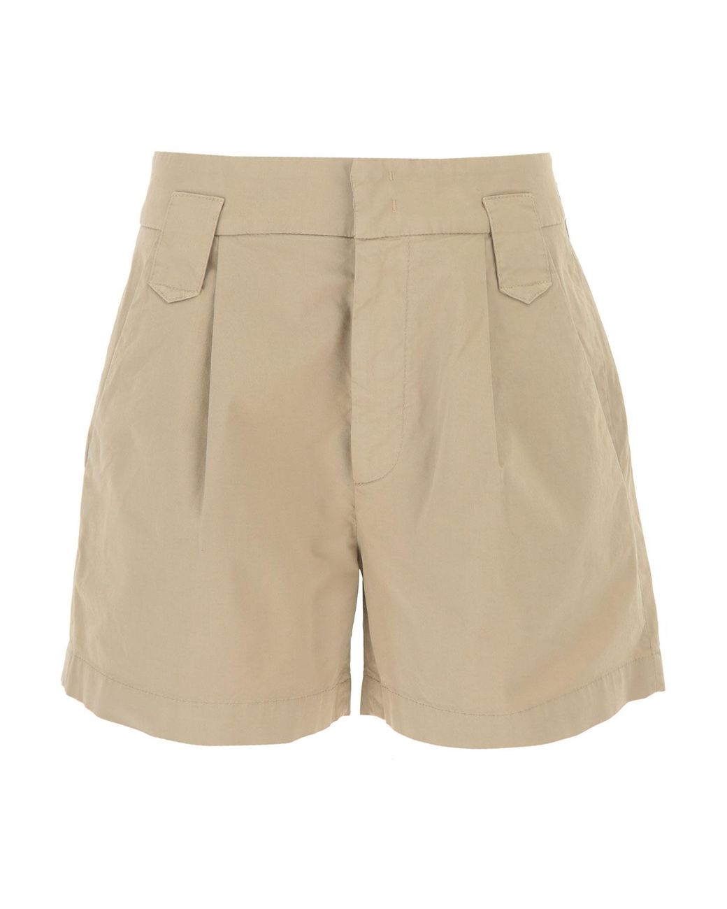 Dondup Synthetic Shorts For Women in Sand (Natural) - Lyst