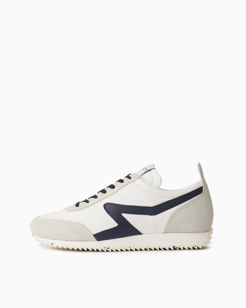 Rag & Bone Retro Runner Leather And Recycled Materials Sneaker in White