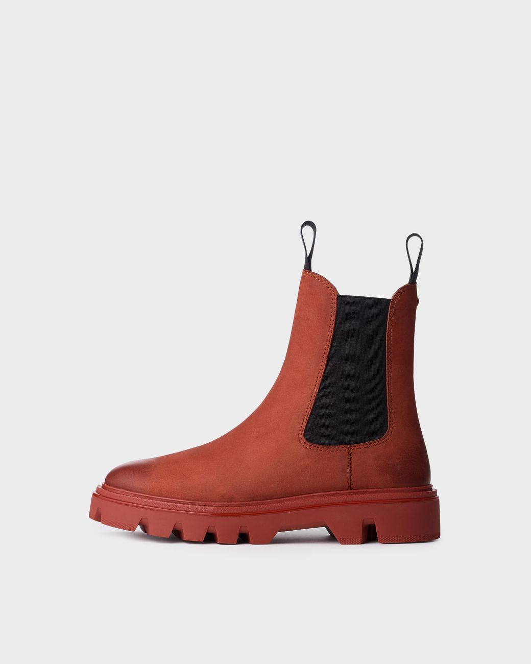 Rag & Bone Leather Quest Chelsea Boot in Red | Lyst