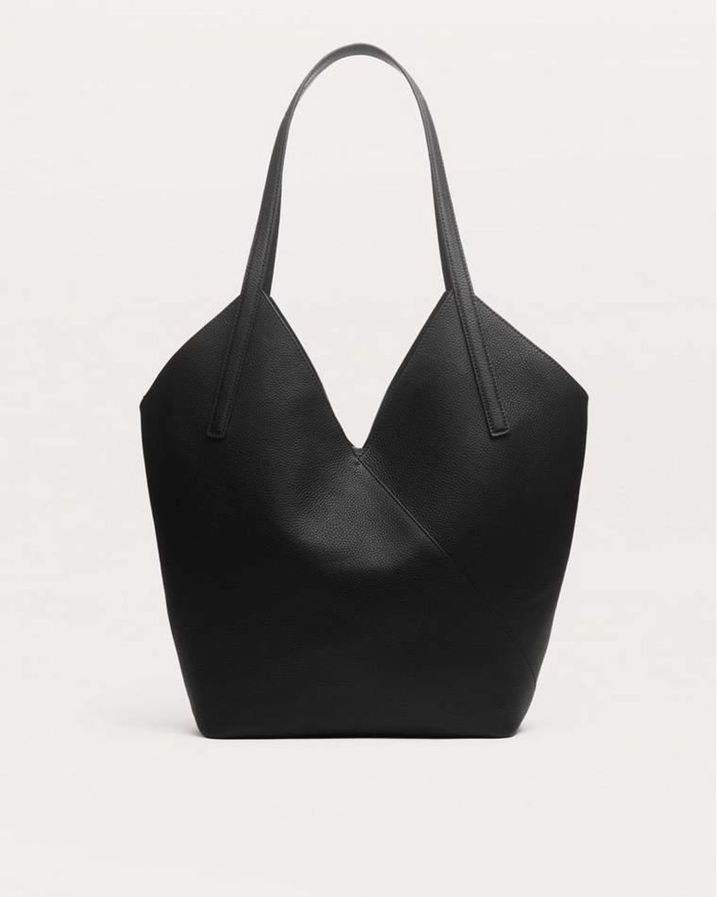 Rag & Bone Alix Leather Tote in Black | Lyst
