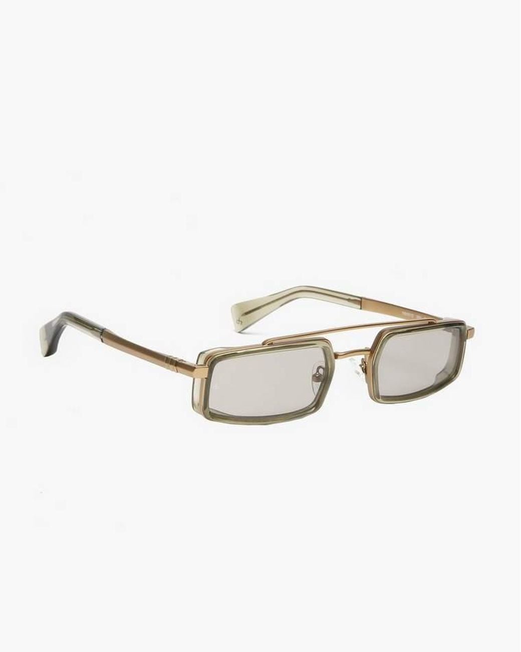 Rag & Bone Metallic David Rectangular Sunglasses for men