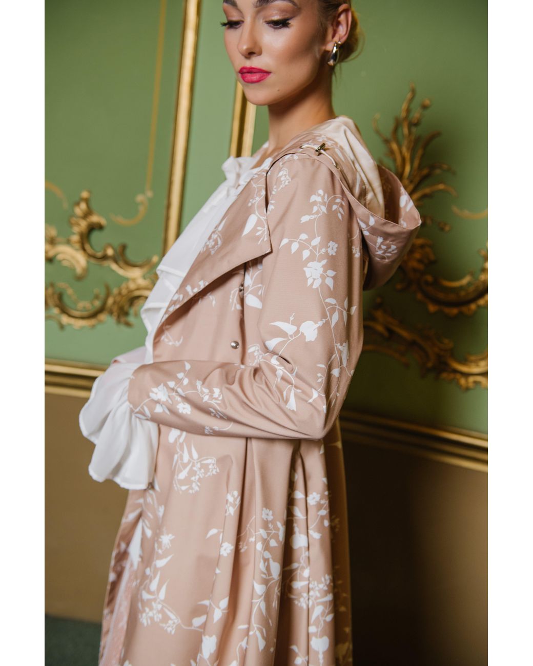 RainSisters Multicolor Double Breasted Trench Coat For Spring