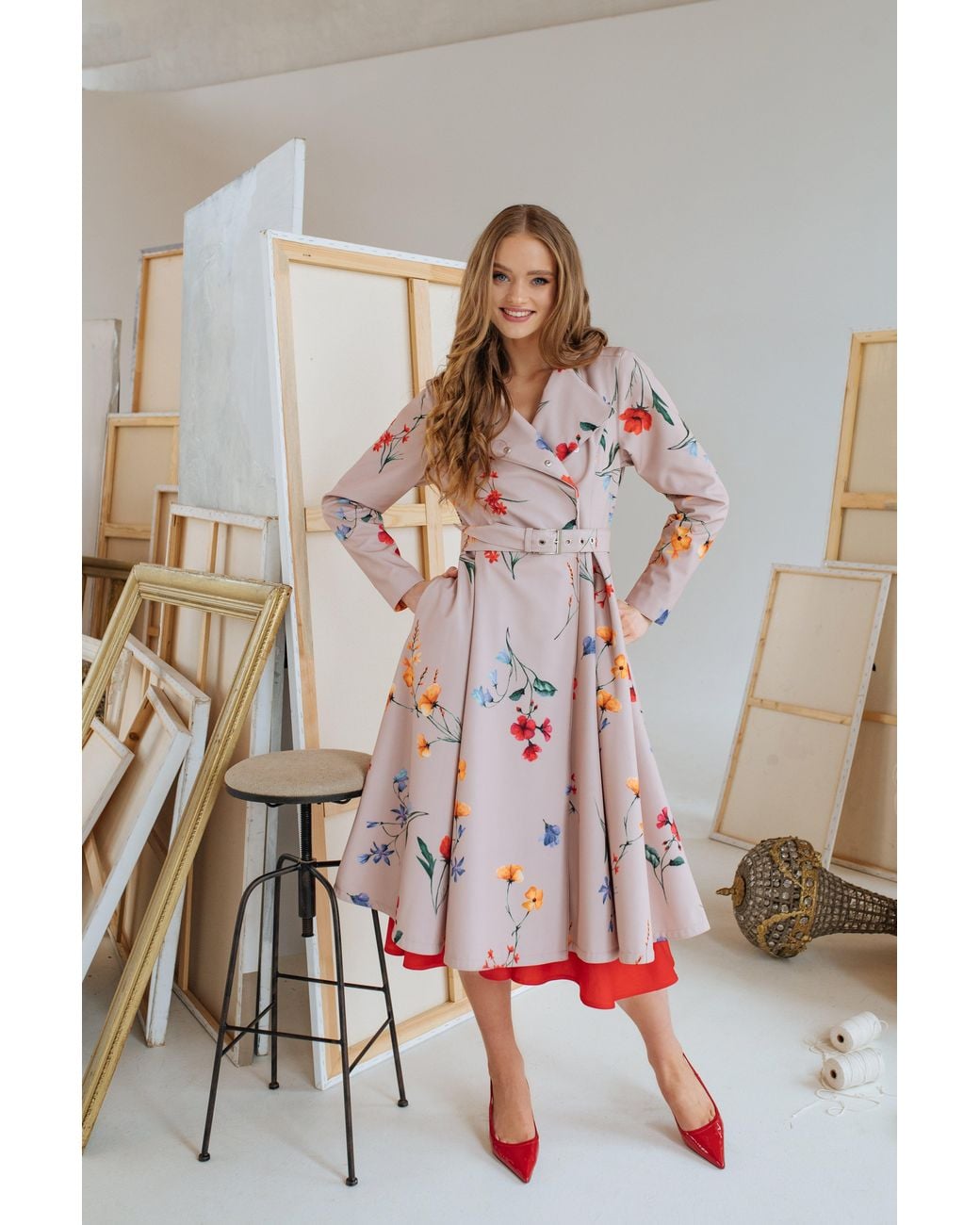 RainSisters Pink 'Spring Bloom' Coat