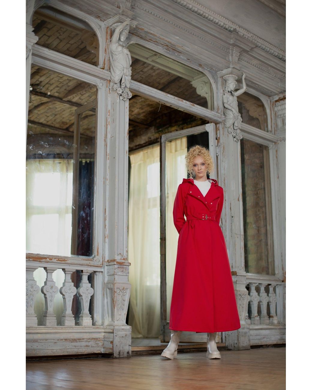 RainSisters Gray 'Classic' Coat