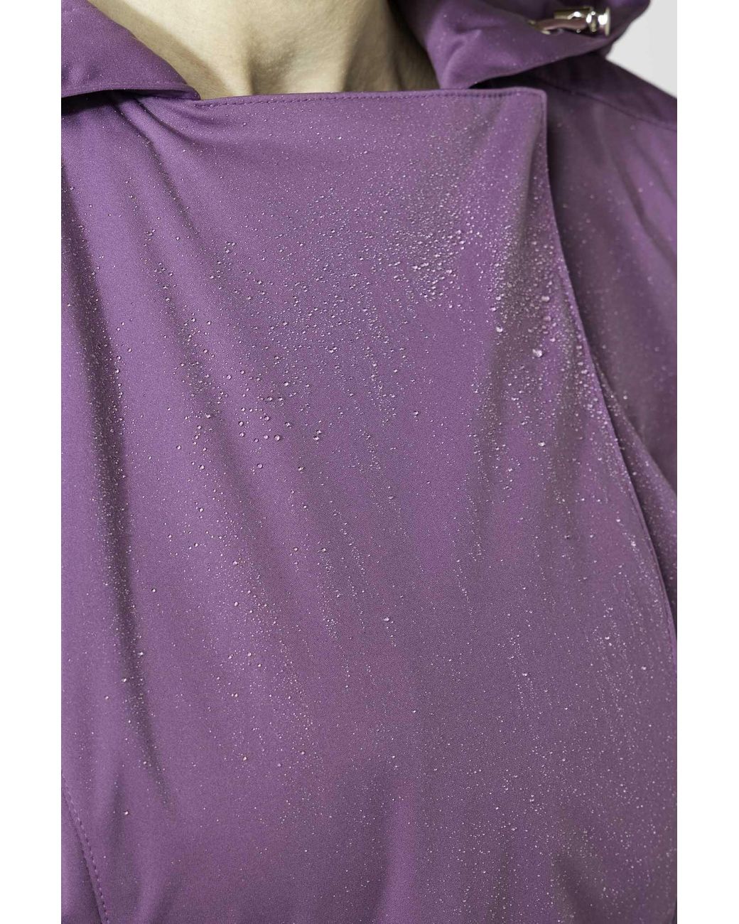 RainSisters Purple Double Breasted Trench Coat For Spring