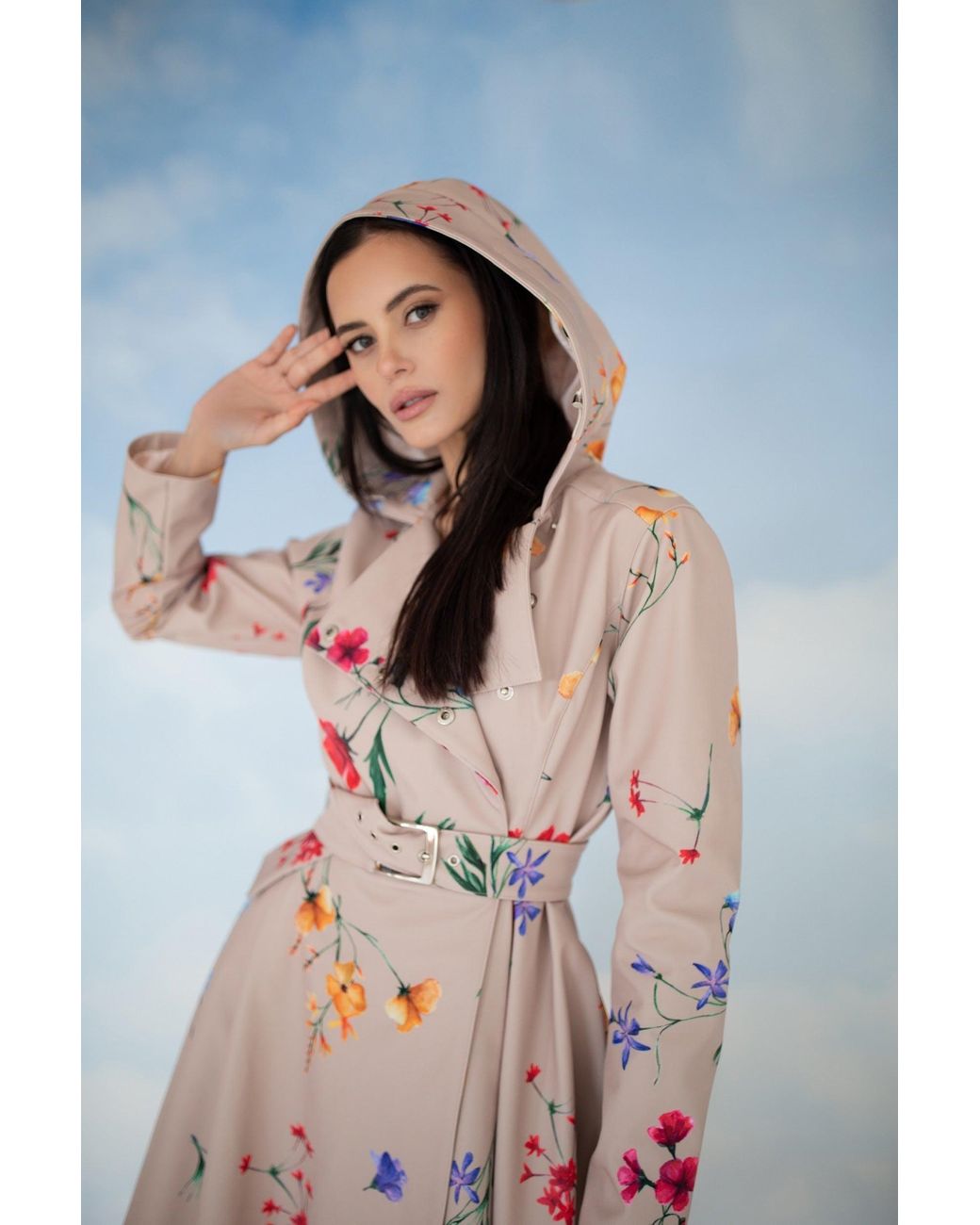 RainSisters Pink 'Spring Bloom' Coat
