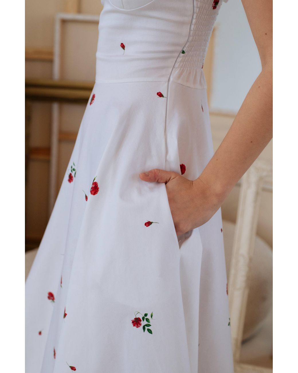 RainSisters Gray Fit And Flare Dress