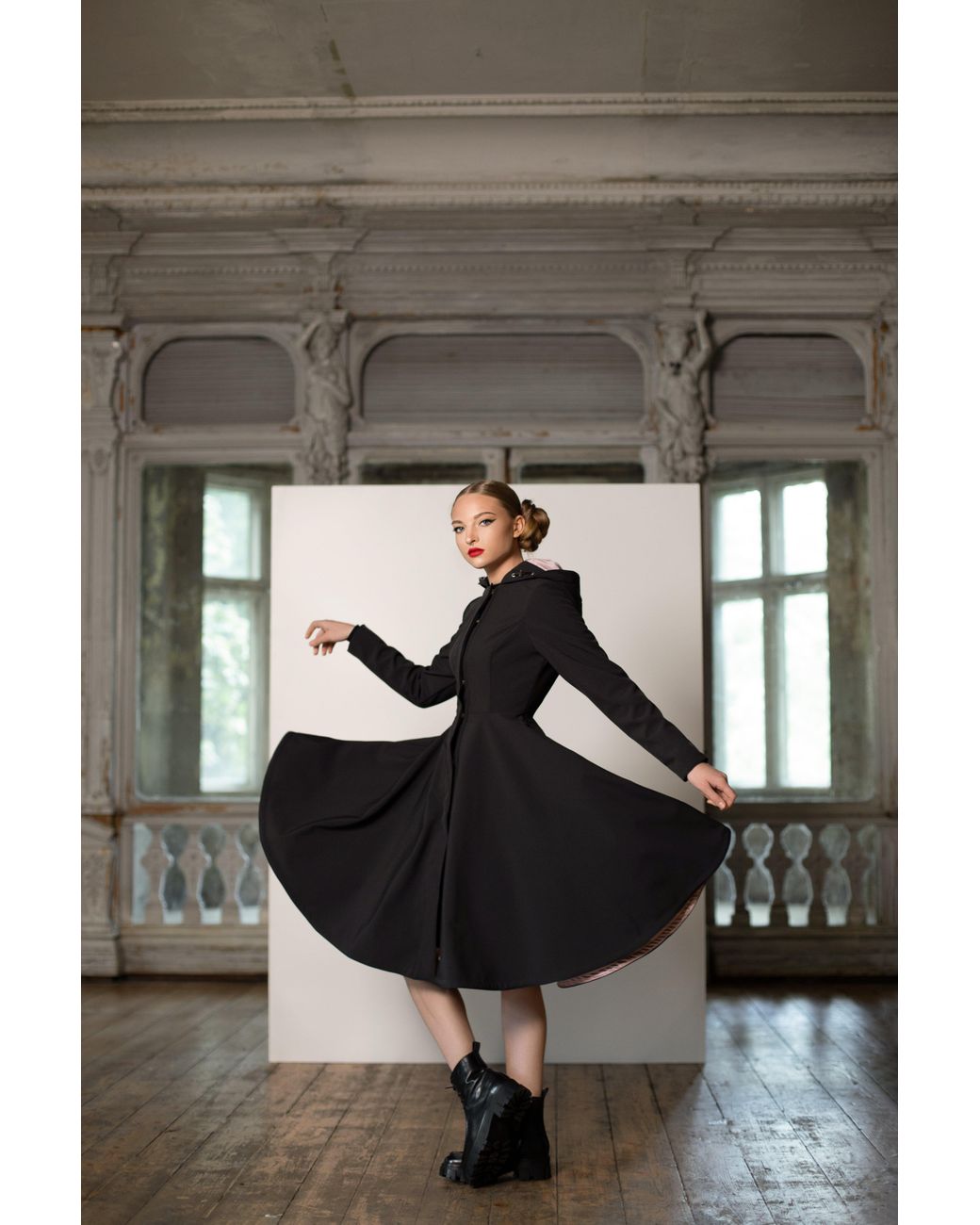 RainSisters Black 'Midnight' Coat