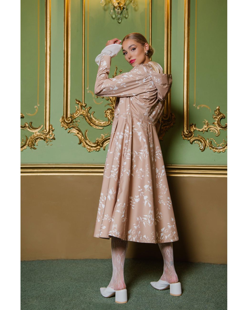 RainSisters Multicolor Double Breasted Trench Coat For Spring