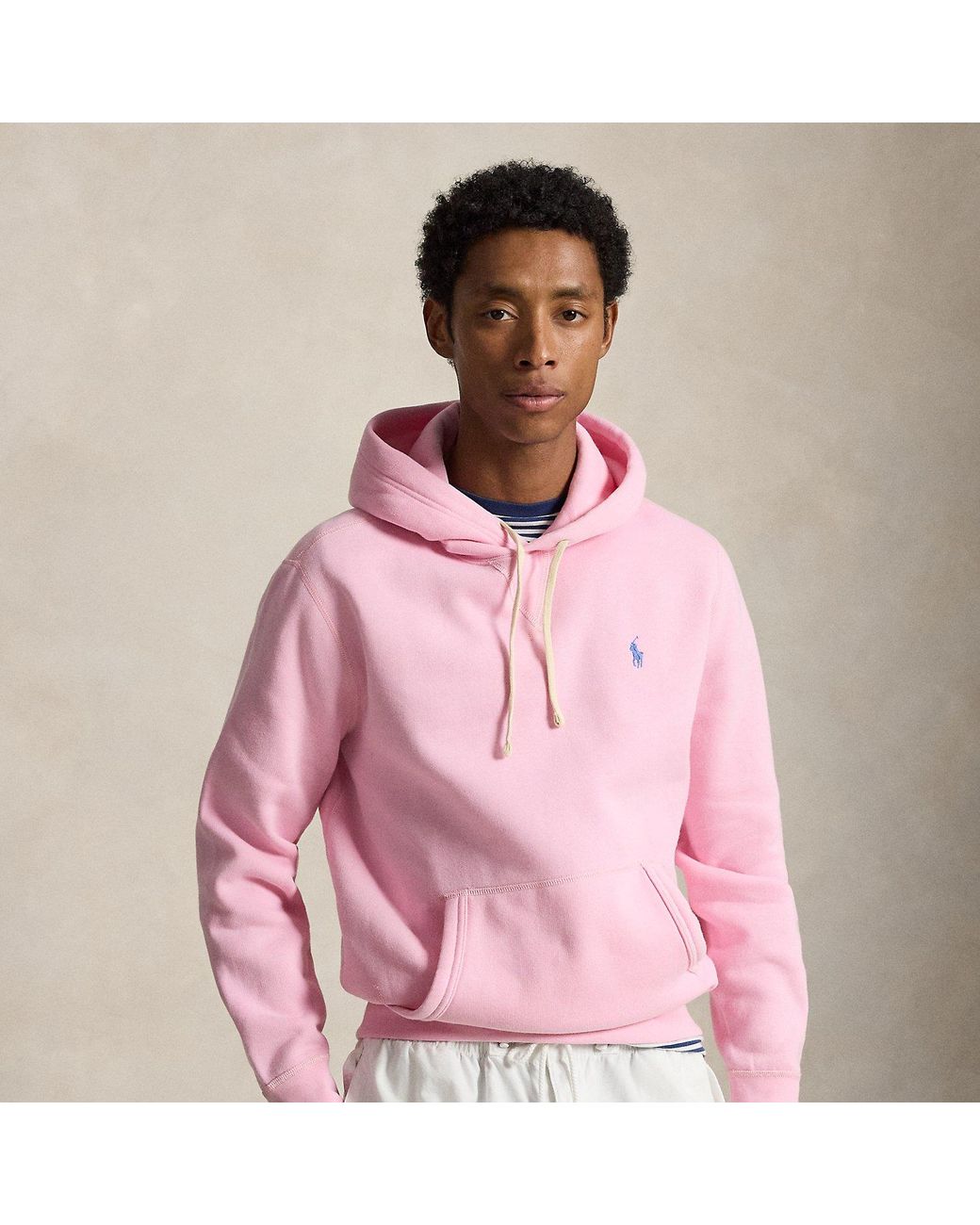 Polo Ralph Lauren Pink The Rl Fleece Hoodie for men