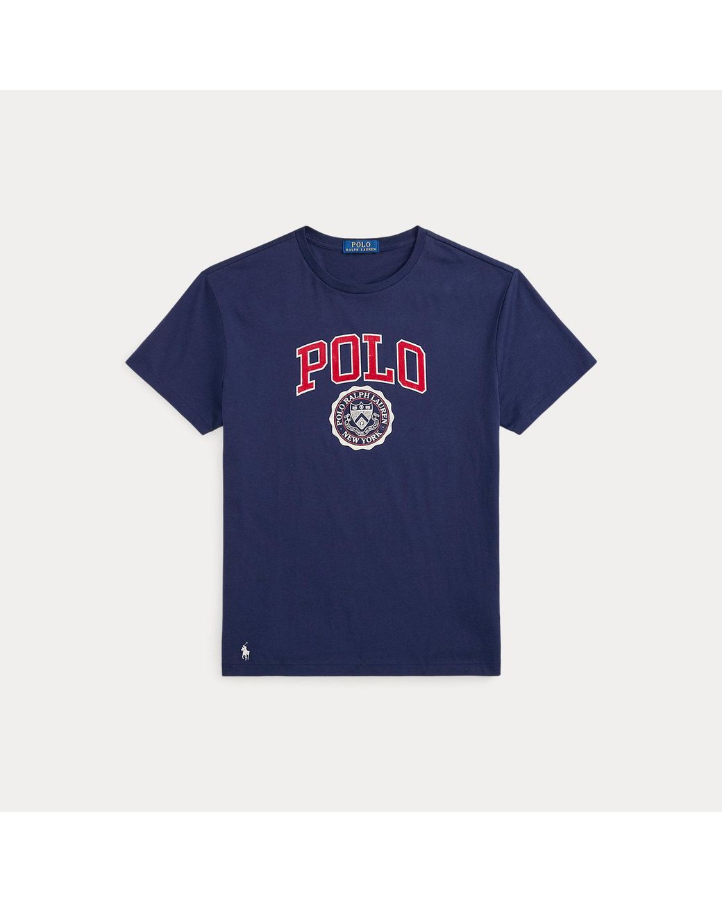 Polo Ralph Lauren Blue Custom Slim Fit Logo T-Shirt for men