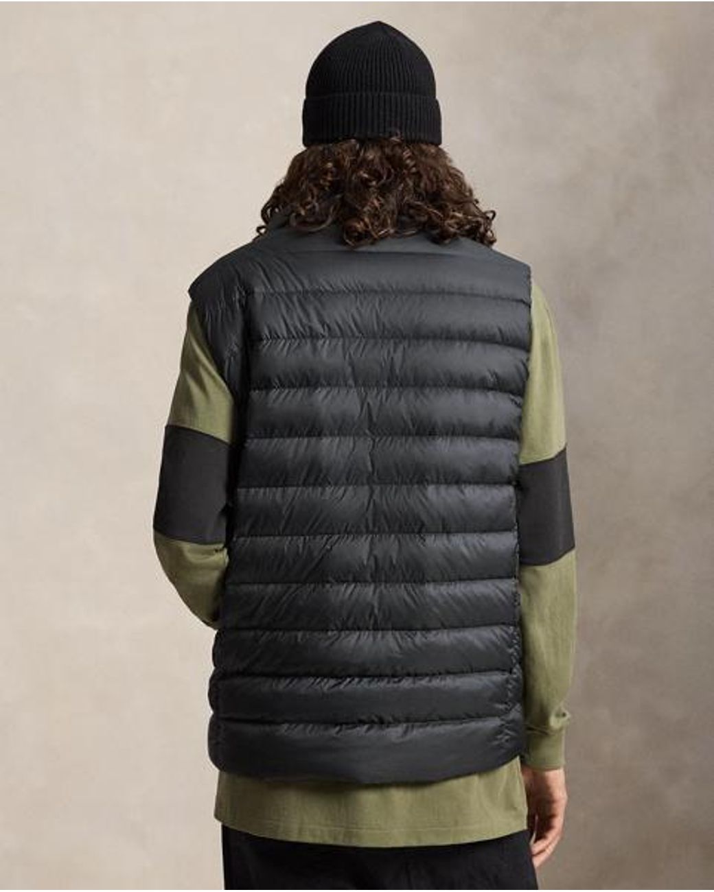 Ralph Lauren Black The Colden Packable Down Gilet for men
